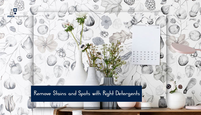 remove stains and spots with right detergents